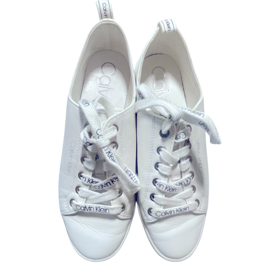 Calvin Klein Classic White laced sneaker‎ trainers